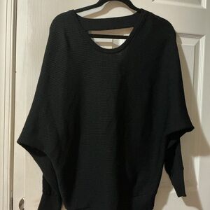 Express Black Women's Poncho Sweater